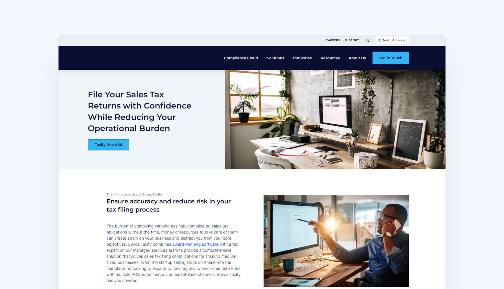 Sales tax automation software Taxify
