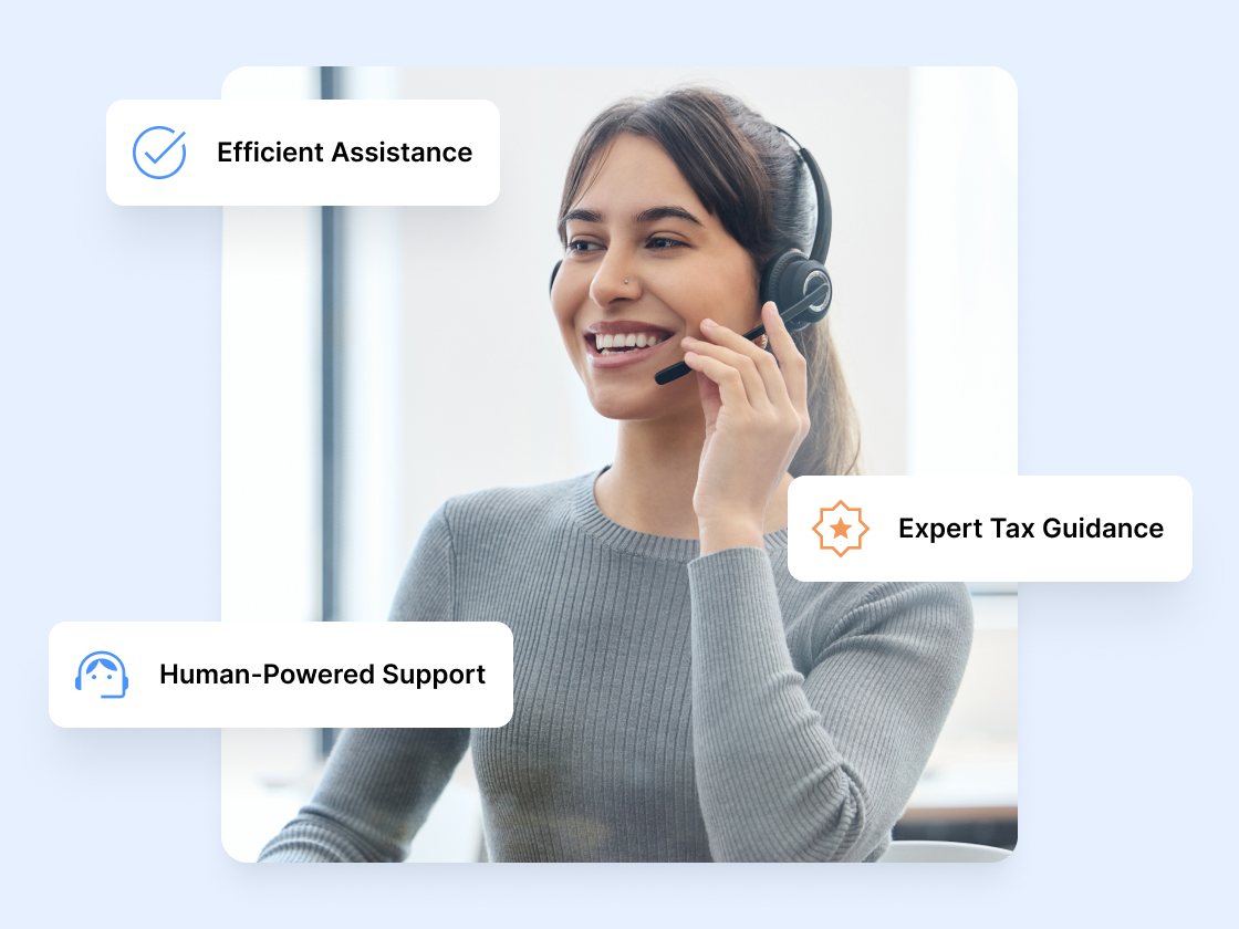Online sales tax software with real human support